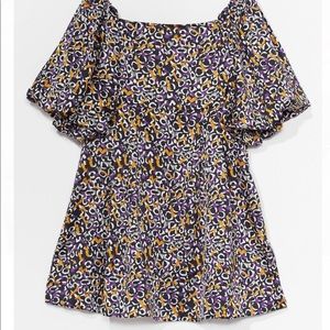 Nasty Gal printed mini dress